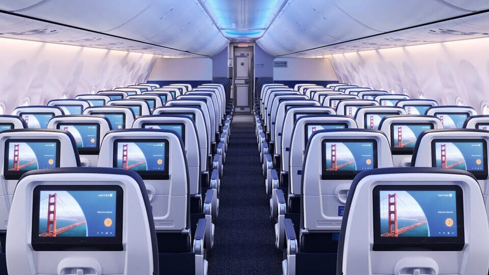 United Airlines to retrofit seatback entertainment screens to aircraft  